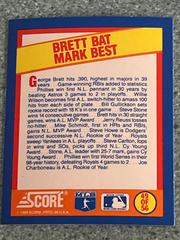 Brett Bat Mark Best Baseball Cards 1989 Score Magic Motion Trivia A Year to Remember Prices