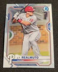 J. T. Realmuto #18 Baseball Cards 2021 Bowman Chrome Prices