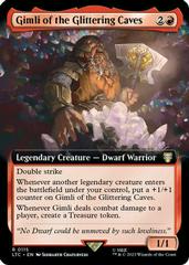 Gimli of the Glittering Caves [Extended Art] Magic Lord of the Rings Commander Prices