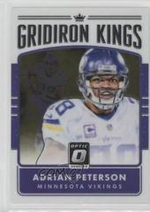 Adrian Peterson #21 Football Cards 2016 Panini Donruss Optic Gridiron Kings Prices