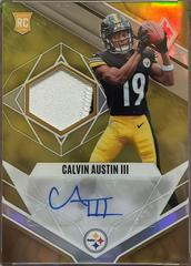 Calvin Austin III [Prime Yellow] #RJA-CA Football Cards 2022 Panini Phoenix RPS Rookie Auto Jersey Prices