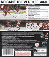 Back Cover | NHL 08 Playstation 3