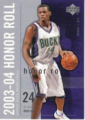 Desmond Mason Basketball Cards 2003 Upper Deck Honor Roll Prices
