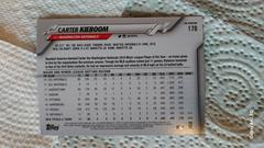 Back  | Carter Kieboom Baseball Cards 2020 Topps UK Edition