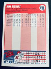 Infield | Mike Blowers Baseball Cards 1990 Fleer