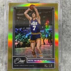 Pete Maravich [Gold] Basketball Cards 2020 Panini One and One Prices