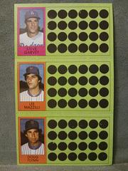 Steve Garvey, Lee Mazzilli, Doug Flynn #56, 75, 93 Baseball Cards 1981 Topps Scratch Offs Prices