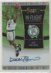 Dee Brown [Neon Green Prizm] #IF-DBR Basketball Cards 2018 Panini Select in Flight Signatures Prices