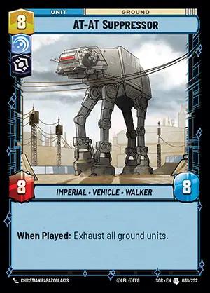 AT-AT Suppressor #39 Star Wars Unlimited: Spark of Rebellion