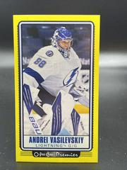 Andrei Vasilevskiy [Yellow Border] Hockey Cards 2021 O Pee Chee Premier Tallboys Prices