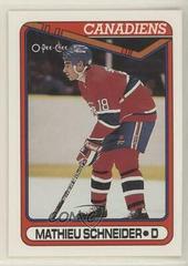 Mathieu Schneider #372 Hockey Cards 1990 O-Pee-Chee Prices