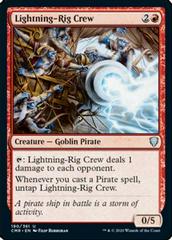 Lightning-Rig Crew [Foil] Magic Commander Legends Prices