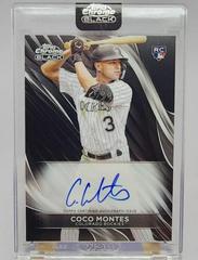 Coco Montes #CBA-CMON Baseball Cards 2024 Topps Chrome Black Autograph Prices