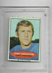 Fran Tarkenton [Hand Cut] Football Cards 1971 Bazooka Prices