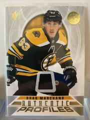 Brad Marchand #AP-7 Hockey Cards 2020 SP Authentic Profiles Prices