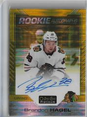 Brandon Hagel [Seismic Gold] Hockey Cards 2020 O Pee Chee Platinum Rookie Autographs Prices