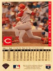 Rear | Joe Oliver [Gold Signature] Baseball Cards 1994 Collector's Choice