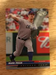 Mark Prior Baseball Cards 2005 Leaf Prices