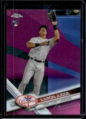 Aaron Judge [Catching Pink] #169 Baseball Cards 2017 Topps Chrome Prices