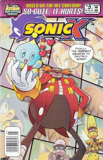 Sonic X #5 (2006) Cover Art