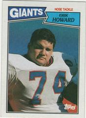 Erik Howard Football Cards 1987 Topps Prices