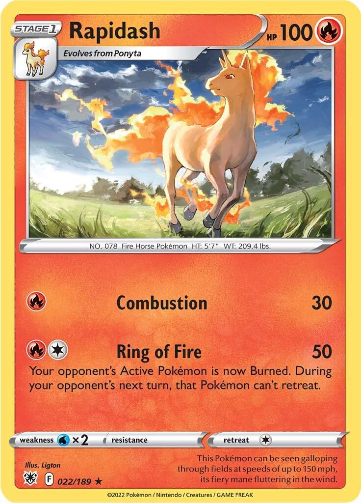 Rapidash #22 Pokemon Astral Radiance