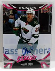 Marco Rossi [Magenta Autograph] Hockey Cards 2022 Upper Deck MVP Prices