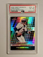 John Elway [Black Refractor] Football Cards 2008 Topps Finest Moments Prices