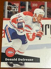 Donald Dufresne #418 Hockey Cards 1991 Pro Set Prices