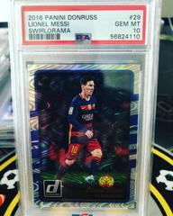 Lionel Messi [Swirlorama] Soccer Cards 2016 Panini Donruss Prices