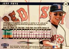 Rear | Jeff Frye Baseball Cards 1998 Fleer Tradition