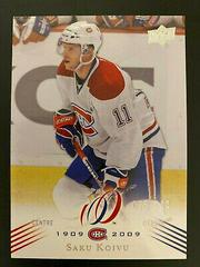 Saku Koivu #167 Hockey Cards 2008 Upper Deck Montreal Canadiens Centennial Prices