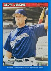Geoff Jenkins [Blue Fortune] Baseball Cards 2006 Bazooka Prices