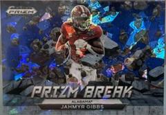Jahmyr Gibbs [Blue Ice] #PB-11 Football Cards 2023 Panini Prizm Draft Picks Break Prices