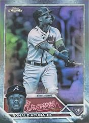 Ronald Acuna Jr. [Sub Zero FrozenFractor] Baseball Cards 2023 Topps Chrome Prices