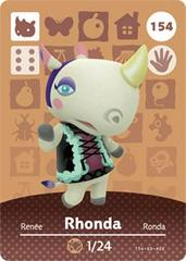 Rhonda #154 [Animal Crossing Series 2] Amiibo Cards Prices