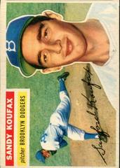 sandy koufax Baseball Cards 1956 Topps Prices
