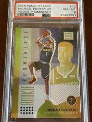 Michael Porter Jr. Basketball Cards 2018 Panini Status Rookie Prominence Prices
