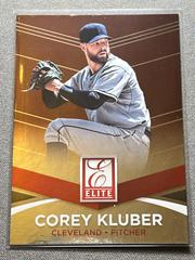 Corey Kluber #8 Baseball Cards 2015 Donruss Elite Prices
