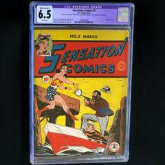 Sensation Comics #3 (1942) Comic Books Sensation Comics Prices