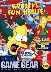 Krusty'S Fun House - Front | Krusty's Fun House Sega Game Gear