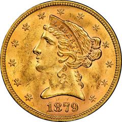 1879 Coins Liberty Head Half Eagle Prices