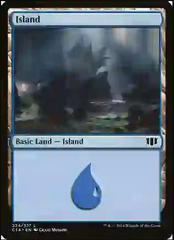 Island #324 Magic Commander 2014 Prices