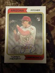 Tommy Henry #ROA-THY Baseball Cards 2023 Topps Heritage Real One Autographs High Number Prices