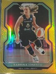 Sabrina Ionescu [Gold Prizm] #39 Basketball Cards 2021 Panini Prizm WNBA Prices