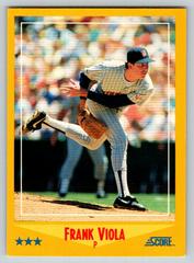 Frank Viola #475 Baseball Cards 1988 Score Glossy Prices