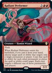 Radiant Performer [Extended Art] Magic Commander 2021 Prices
