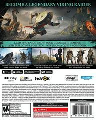 Back Cover | Assassin's Creed Valhalla Playstation 5