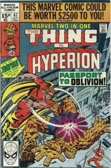 Marvel Two-in-One [UK] #67 (1980) Comic Books Marvel Two-In-One Prices