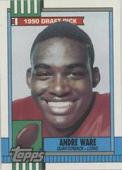 Andre Ware Football Cards 1990 Topps Prices